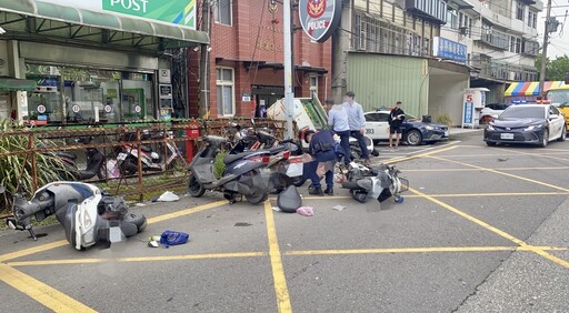 影/警局前砰一聲！三峽小開失眠駕BMW連撞6車 路人噴飛喪命