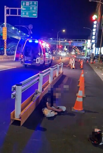 快訊/今夜不平靜！新北樹林嚴重車禍 機車撞行人1人命危2人重傷