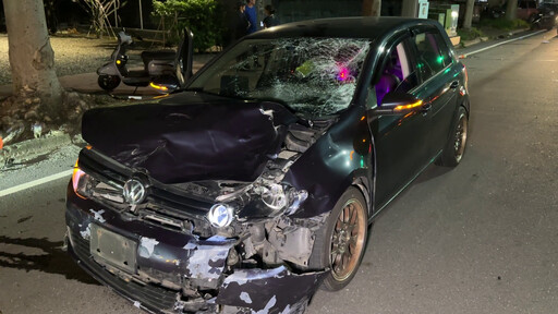 影/台東重大車禍！阿嬤騎車慘遭撞飛「機車變火球、後座孫腦出血命危」