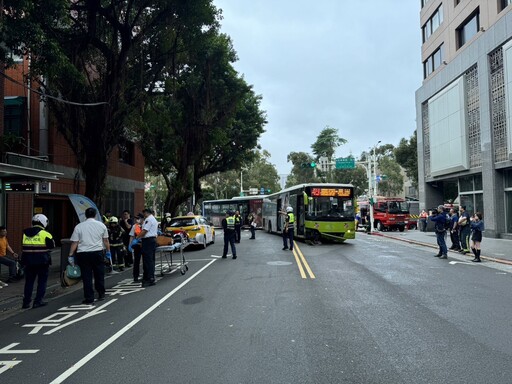 影/4秒奪命！北市夫妻過馬路「老婆當面遭撞死」 公車事故釀1死15傷