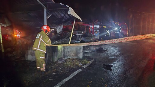 救我兒子！屏東火燒車死亡車禍 重傷妻臨終前絕望呼喊