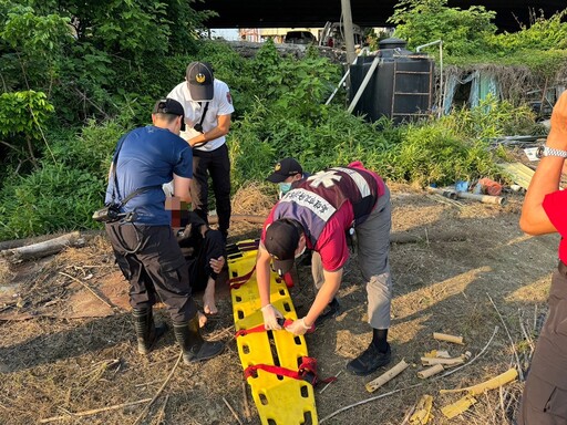 影/高雄騎士車拋錨 見警竟跳橋「原來是失聯移工」