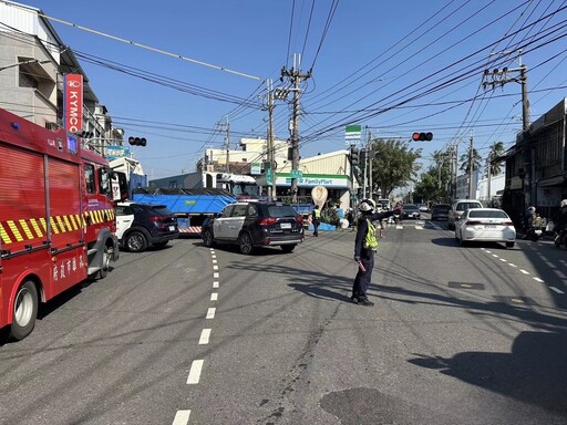 視線死角釀禍！岡山單車女遭貨車「捲入輪下」 當場死亡