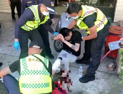 影/就是他！酒駕亂撞釀死傷 台中醉猴竟把擔架當床爽睡