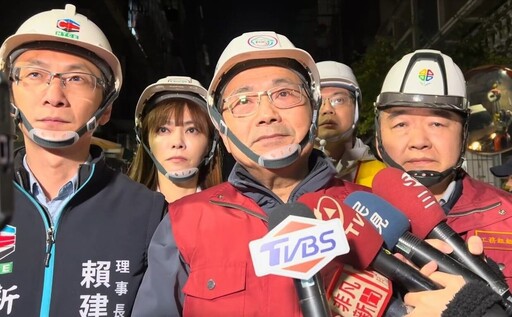 三重民宅倒塌！侯友宜：建商允諾信託賠償 市府續監督