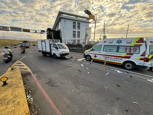 影/蘆洲「奪命Y形岔路」再奪命 騎士遭闖紅燈小貨車猛撞亡