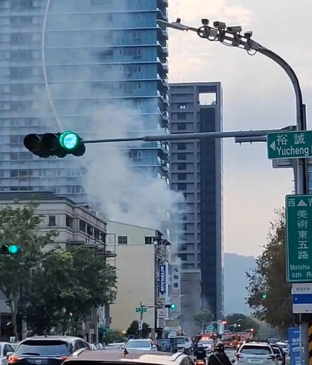 高雄知名身心專科診所大火！驚險竄火煙畫面直擊