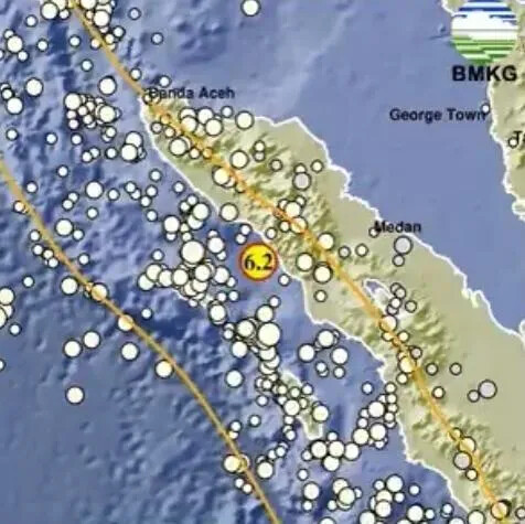 影/印尼亞齊省也震！近海「芮氏規模6.2、深度29公里」