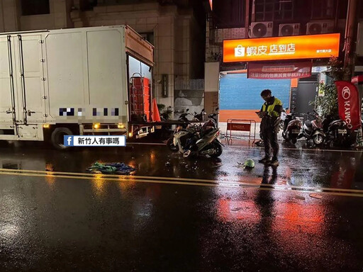 影/奪命畫面俯瞰！蝦皮貨車卸貨慘害夫妻小年夜同亡 司機遭痛斥