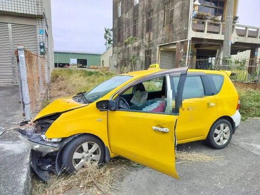 台南死亡車禍！柳營小黃「撞民宅水泥墩」運將喪命