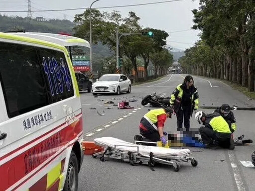 影/宜蘭三星鄉死亡車禍！外送員高速撞轉彎車噴飛 不治