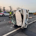 國1豐原段6車連環撞！2失聯移工噴飛慘死 同車2男逃逸