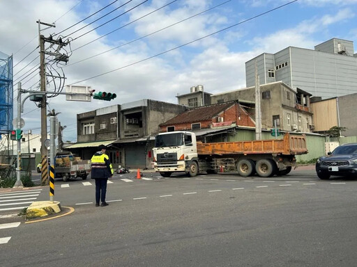 驚悚直擊！砂石車正面猛撞雙載夫妻 噴飛30公尺1死1傷