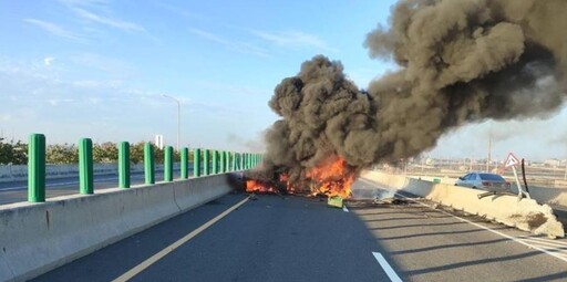 身分曝！無良駕駛自撞火燒車落跑 好友遭丟包受困成焦屍