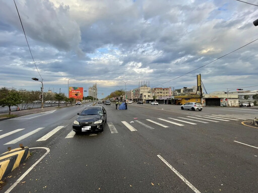 又見行人地獄！台中7旬婦遭汽車撞飛 頭顱爆裂當場死亡