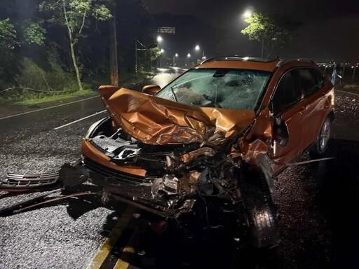 蘇澳廢鐵車禍！雨天打滑1擊2「撞成泥」2傷 肇事男命大無恙