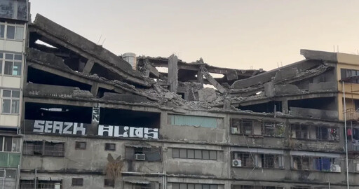 台中清水大樓V型塌陷！屋齡近50年 疑風雨侵蝕風化釀災