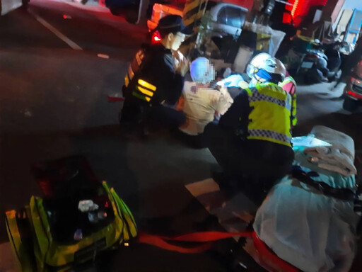 苗栗逆子衝馬路遭勸阻 竟持大石塊狠砸雙親濺血