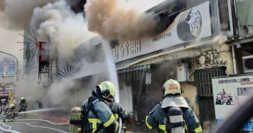 影/北市大同區嚴重火警！「清茶館快燒光」1女灼傷