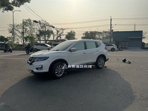 台南女駕駛左轉猛撞機車 騎士肢體變形爆血斷魂