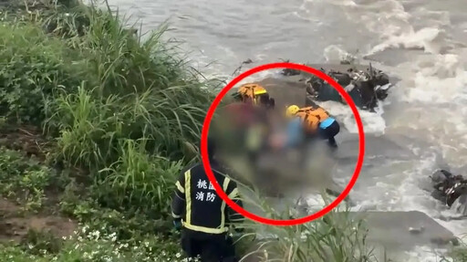 影/鋒面雨炸桃園出意外！工人檢修遭沖走尋獲已死亡