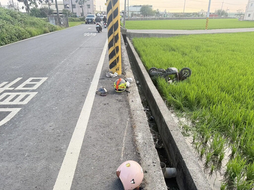 彰化死亡車禍！ 阿姨載外甥女高速撞電桿「1死1命危」