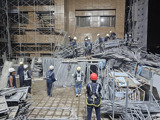 台大醫院鷹架倒塌「1移工失聯」 凌晨尋獲已屍僵