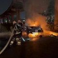點燈祈福前一夜出事！ 桃園新闢道路驚見「火燒車焦屍」