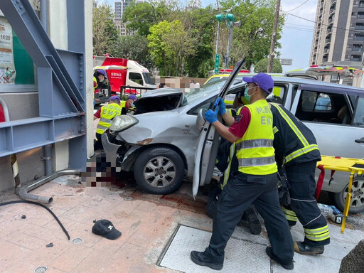 影/救不回來!八德區公所車禍「被夾牆壁傷者」身亡
