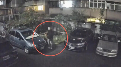 影/北市男躲債偷車狂飆南下 警關西休息站拔槍逮人