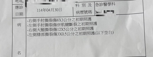 台南仁德服務區驚見隨機砍人! 肌腱斷裂全身中多刀