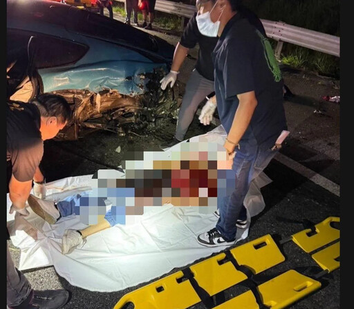 國3「護欄插穿保時捷」重大車禍最新!近距離身亡畫面曝