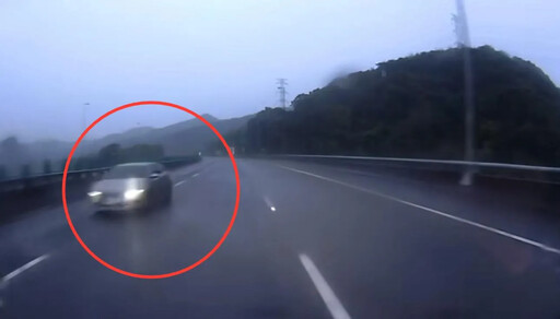 影/清晨國道轎車內側車道逆向 駕駛險撞上傻眼驚呼