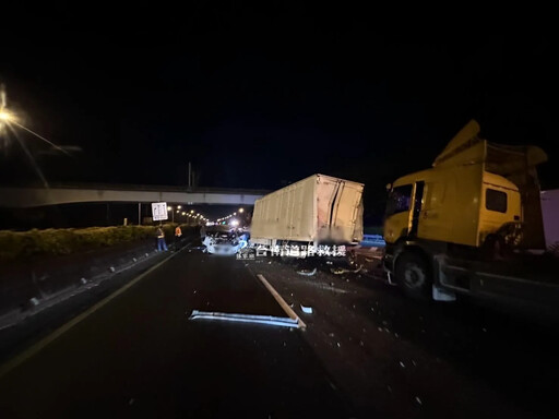 影/絕望片!國1仁德段悲慘死亡車禍 女乘客浴血哭喊「救我」