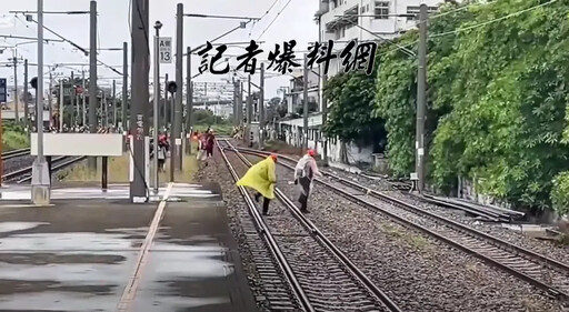 白沙屯媽祖回苗栗湧人潮 苑裡車站驚見「大膽闖軌」