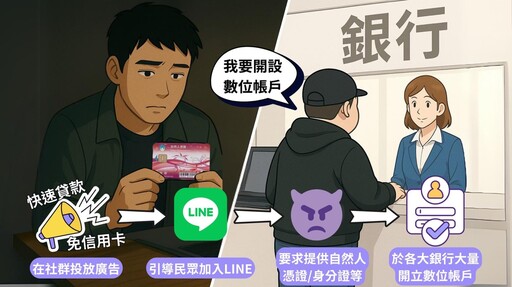 網路貸款廣告要注意 自然人憑證開戶成詐騙陷阱