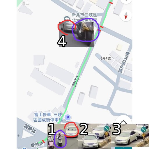 影/不是單純車禍?三峽老翁撞飛騎士準確度高 他疑:行跡似追車