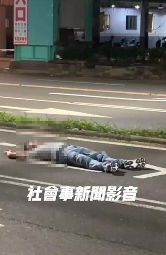 凌晨躺大馬路險成「肉醬」 台南醉男遭罰500元