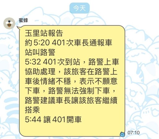 影/車長遭「超派鐵拳」打飛眼鏡!鐵路警不處置惹議
