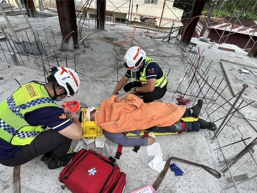 南投34歲工人疑工地跌倒 「鋼筋驚悚插眼」未脫險境