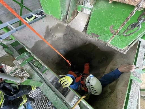搶救瞬間曝!苗栗24歲越籍移工跌預拌槽遭活埋身亡