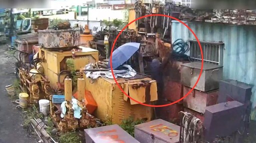 影/八里工地頻遭竊警即時監控 泰籍賊再光顧遭活逮