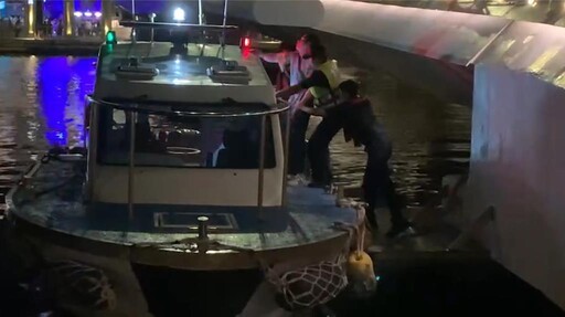 噗通!「跟友人吵架」高雄醉男跳大港橋落海 成功獲救