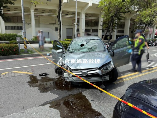 台南成大暴衝車禍1死2傷! 肇事76歲嬤又改口:煞車失靈