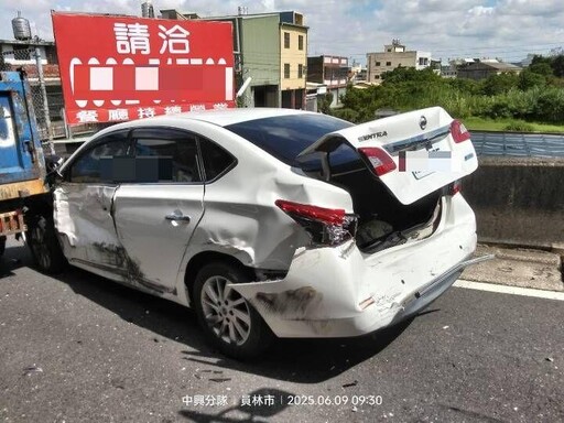 台76重大車禍!6大小車追撞「車頭插入前車底變形」慘狀直擊