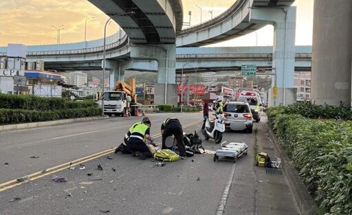 影/蘆洲機車逆向對撞自小客 騎士命危送醫不治