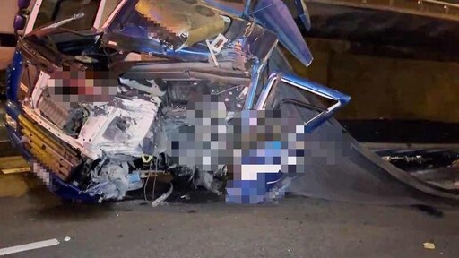 影/內湖交流道「滿載瀝青砂石車」撞裂分隔島 駕駛慘死