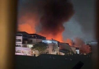 影/新北樹林「資源回收站大火」! 烈焰吞噬近距離直擊