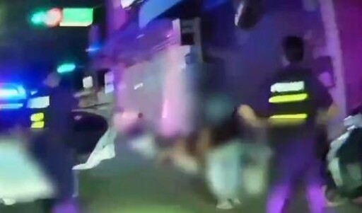 影/汐止街頭雙方15人債務談判 警4小時逮人送辦