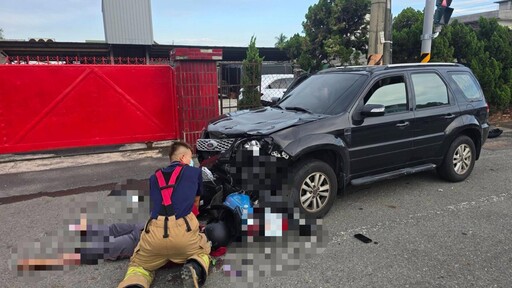 救不回來!台南巷弄休旅車高速撞擊 母女噴飛浴血雙亡